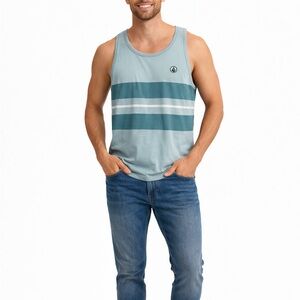 Volcom Size Medium Blue Tank Top
